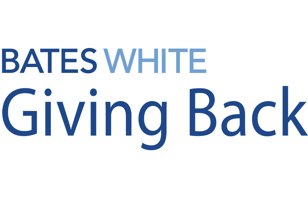 Giving back Bates White